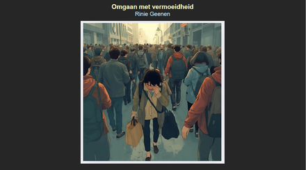 omgaan met vermoeidheid